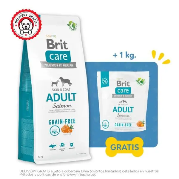 Brit Care Dog Grain-Free Adult Salmón