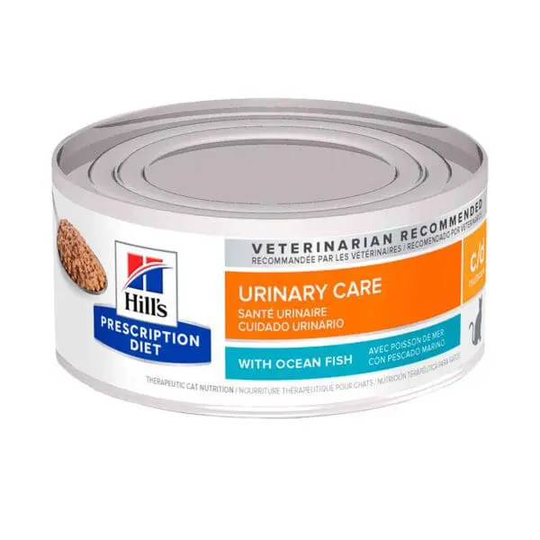 Hills PD Feline C/D Multicare Seafood Lata