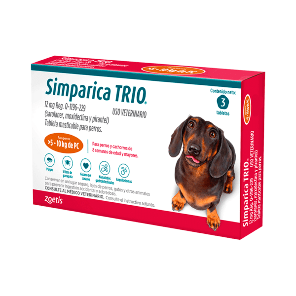 Simparica Trio Caramel x 3 Tab (5-10kg)