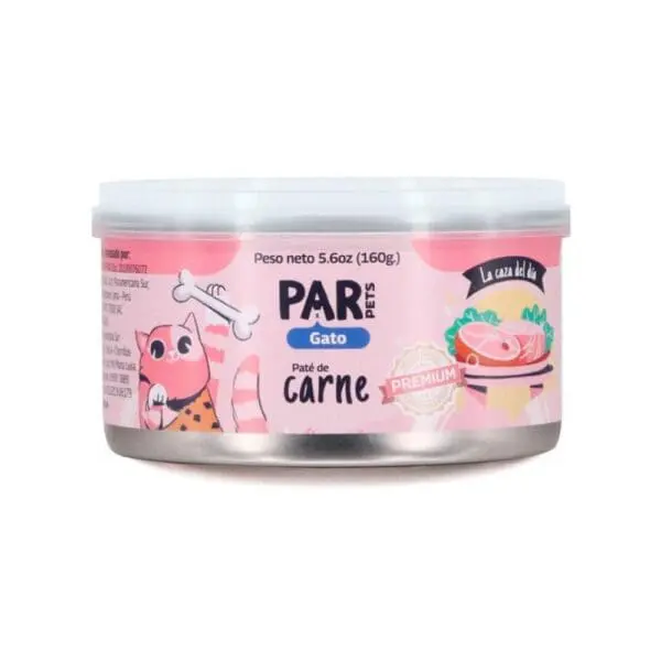 Par Pets Gato Paté de Carne 160 Gr