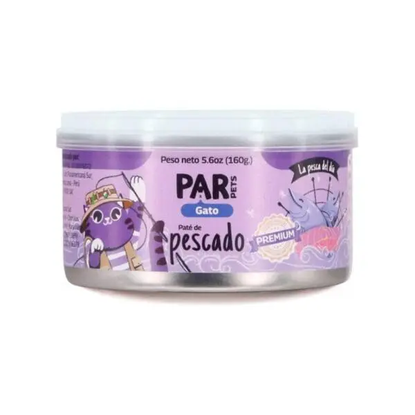 Par Pets Gato Paté de Pescado 160 Gr