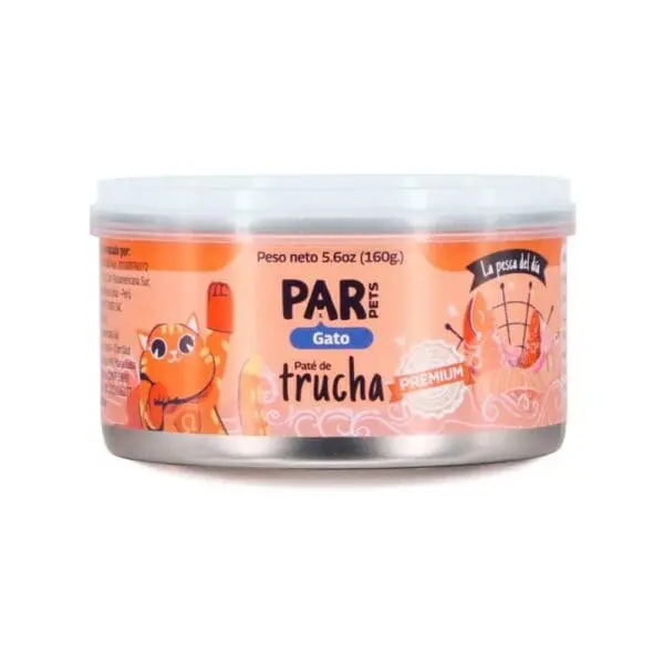 Par Pets Gato Paté de Trucha 160 Gr