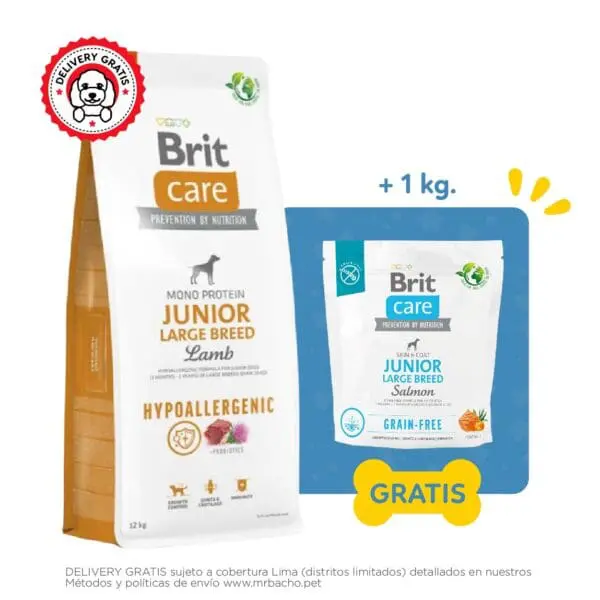 Brit Care Dog Hypoallergenic Junior Large Breed Lamb