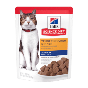 Hills SD Feline Tender Chicken Dinner Adult 7+ Pouch