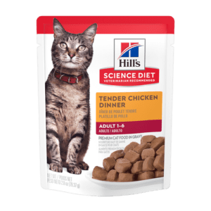 Hills SD Feline Tender Chicken Dinner Adult 1-6 Pouch