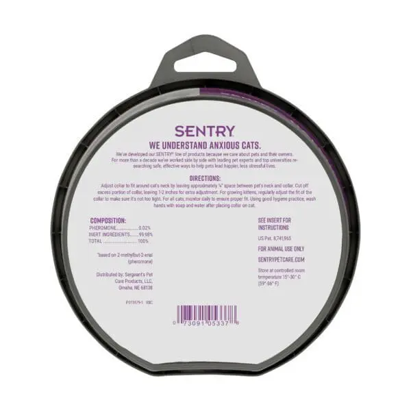 Sentry Calming Collar de Feromonas para Gatos