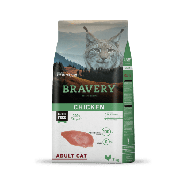 Bravery Grain-Free Adult Cat Chicken