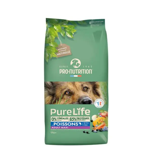 Pure Life Grain-Free Dog Adult Maxi Fish