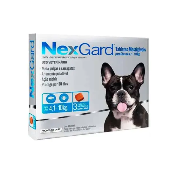 Nexgard 28.3mg x 3 Tab (4.1-10kg)