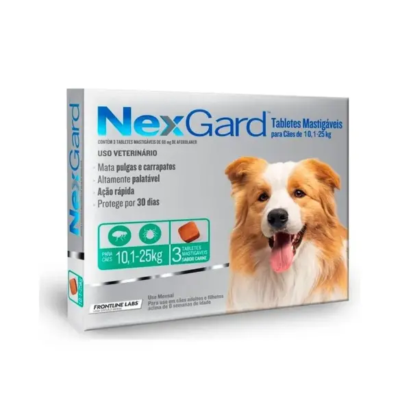 Nexgard 68mg x 3 Tab (10.1-25kg)