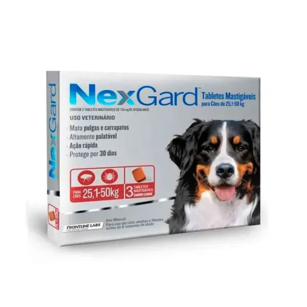 Nexgard 136mg x 3 Tab (25.1-50kg)