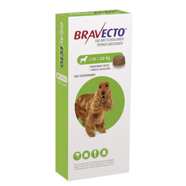 Bravecto 500mg (10-20kg)