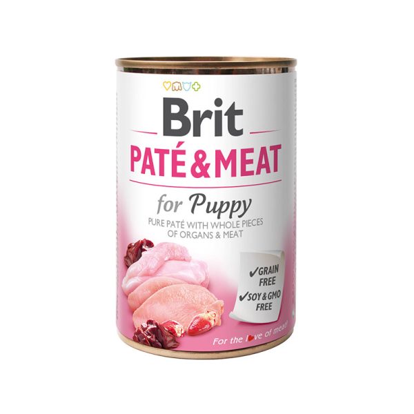 Brit Pate & Meat Puppy Lata 400gr