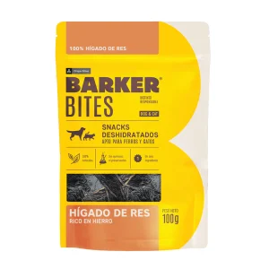 Barker Bites Hígado de Res 100Gr