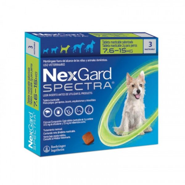 Nexgard Spectra M x 3 Tab (7.6-15kg)