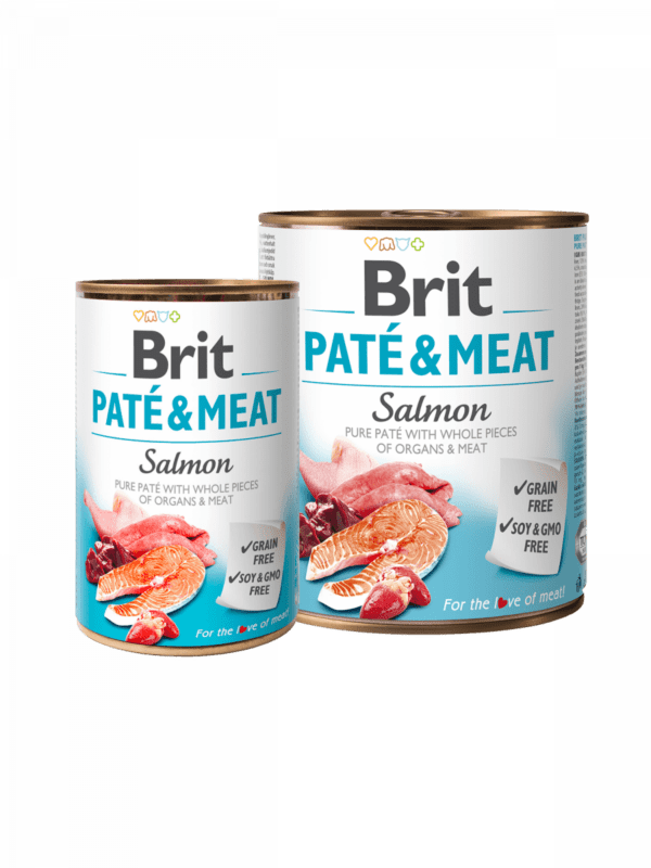 Brit Pate & Meat Salmón Lata