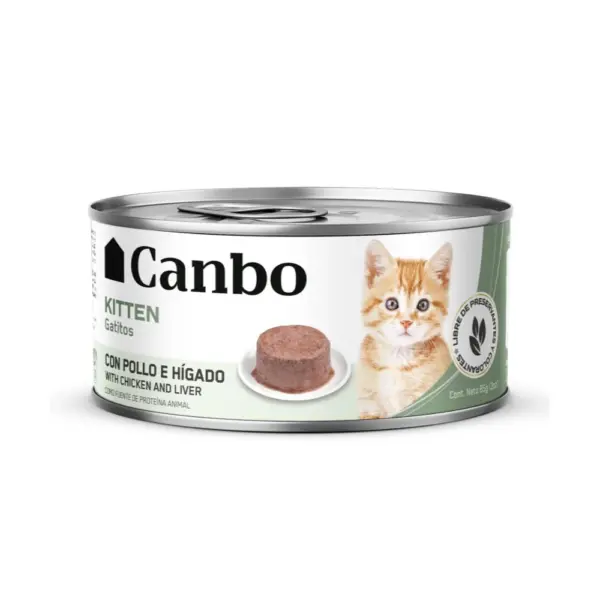 Canbo Paté Hígado y Pollo 85gr – Gatitos