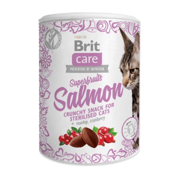 Brit Care Cat Snack Superfruits Salmon