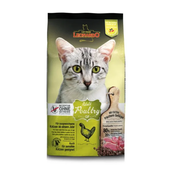 Leonardo Adult GF Poultry – Alimento Libre de Granos Gatos Adultos