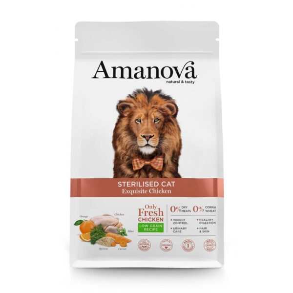 Amanova Gato Adulto Esterilizado Exquisite Chicken