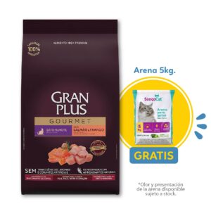 Gran Plus Gourmet Gatito Salmón y Arroz