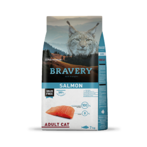 Bravery Grain-Free Adult Cat Salmón