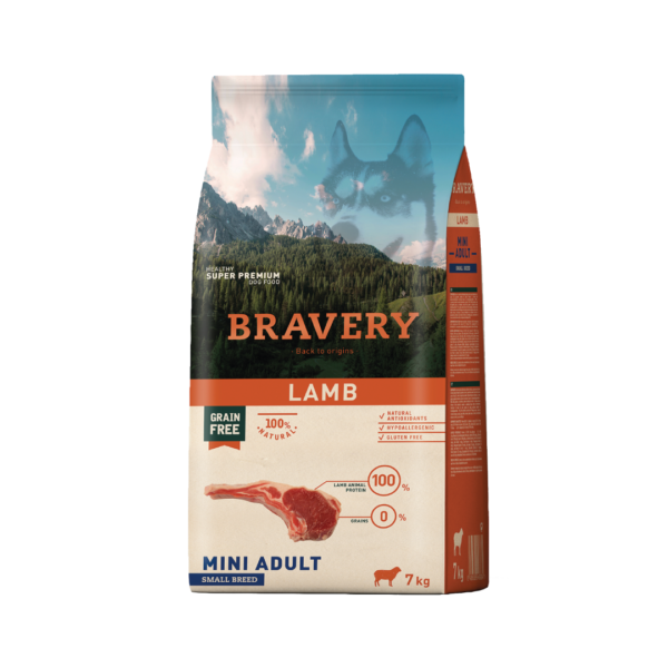 Bravery Grain-Free Dog Lamb Mini Adult Small Breeds