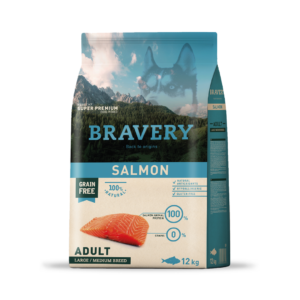 Bravery Grain-Free Adult Dog Medium / Large Salmon