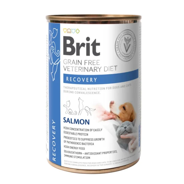 Brit Veterinary Diet Dog / Cat Grain-Free Recovery Lata 400gr