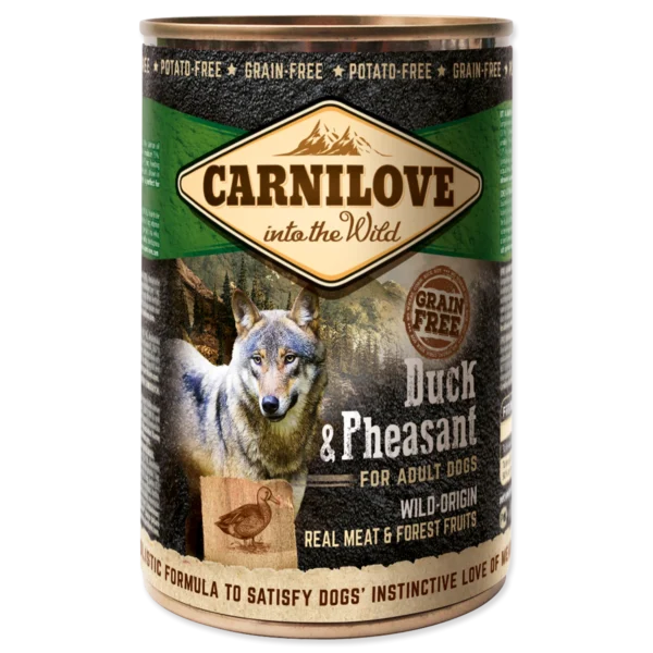 Carnilove Grain-Free Duck & Pheasant for Adult Dogs 400g