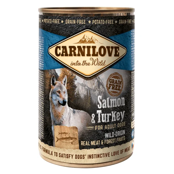 Carnilove Grain-Free Salmon & Turkey for Adult Dogs 400g
